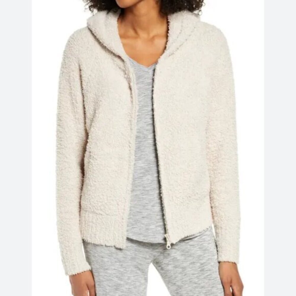 Barefoot Dreams Pink Zip Up Jacket Women's Small